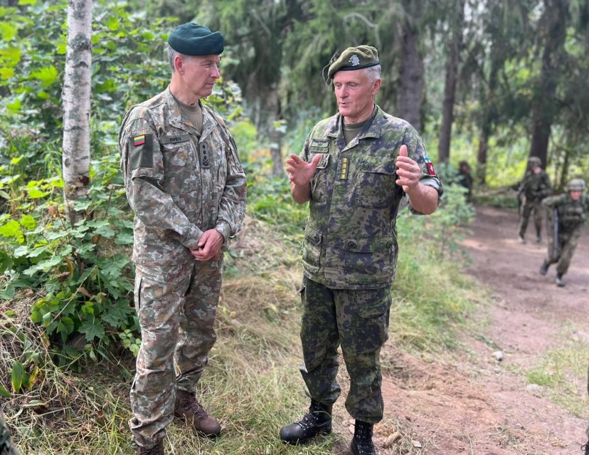 Lietuvos kariuomenės vadas Suomijoje: regiono saugumas ir dalijimasis gerąja patirtimi 