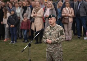 Patikėta dar viena svarbi užduotis – Krašto apsaugos savanorių pajėgų kariai iškilmingai išlydėti... - 3