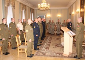 Lietuvos kariuomenės mokykloje baigėsi pirmą kartą organizuojamas Vyriausiojo puskarininkio kursas - 3