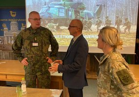 Lietuvos ir Suomijos kariuomenės keitėsi patirtimi apie šaukimo ir rezervo rengimo sistemas - 5