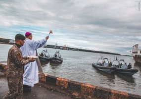 SOP kariai minėjo savo globėjo šv. Arkangelo Gabrieliaus dieną: kovinėms valtims suteikti... - 3