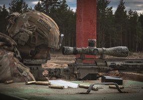 Pabradės poligone vyko kasmetinės geriausių pėstininkų varžybos - 6