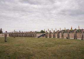 Yet another responsible assignment: National Defence Volunteer Force troops farewelled before... - 1