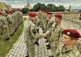 Yet another responsible assignment: National Defence Volunteer Force troops farewelled before... - 5