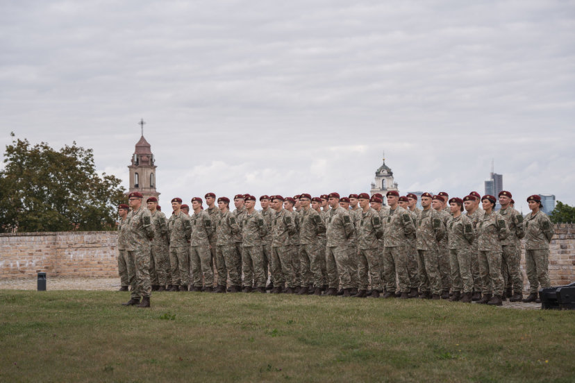 Yet another responsible assignment: National Defence Volunteer Force troops farewelled before...