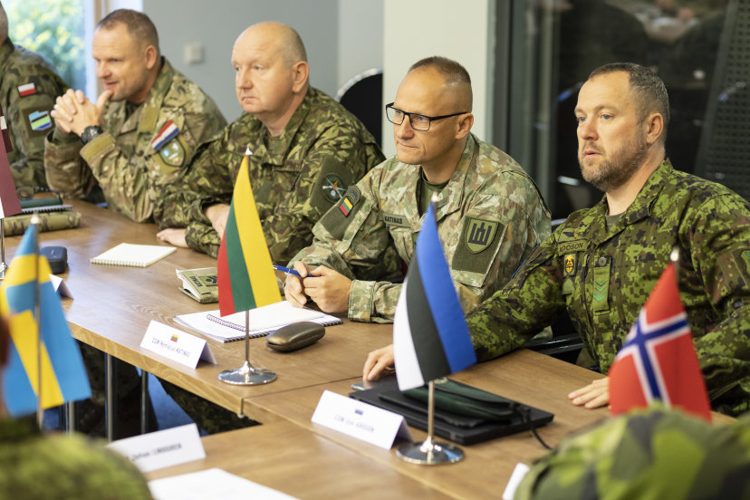 Trijų Baltijos valstybių vyriausieji puskarininkiai dalyvauja kasmetinėje konferencijoje