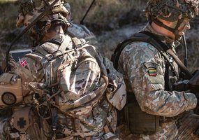 Karaliaus Mindaugo husarų bataliono kariai dalyvavo pratybose Danijoje - 17