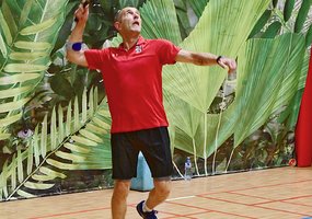 Antrą kartą organizuotas Lietuvos kariuomenės badmintono turnyras  - 1