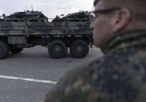 Vokietijos brigados kariai su technika atvyko į pirmąsias pratybas Lietuvoje - 6