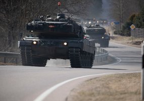 Prasideda vienos didžiausių tarptautinių karinių pratybų Lietuvoje „Geležinis vilkas 2022-II“ - 1