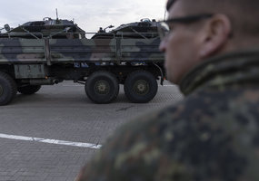 German Brigade troops deploy with equipment to the first exercise in Lithuania - 2