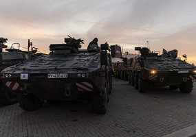 German Brigade troops deploy with equipment to the first exercise in Lithuania - 9