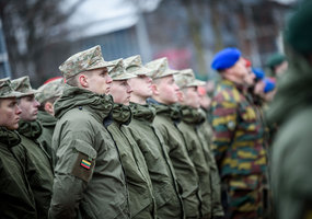 Lietuvos kariuomenė minėdama atkūrimo metines nepamiršo istorijos pamokų, karo Ukrainoje ir... - 11