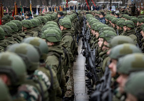 Lietuvos kariuomenė minėdama atkūrimo metines nepamiršo istorijos pamokų, karo Ukrainoje ir... - 14