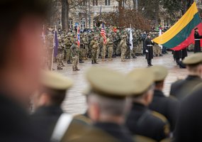 Lietuvos kariuomenė minėdama atkūrimo metines nepamiršo istorijos pamokų, karo Ukrainoje ir... - 6