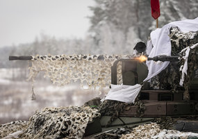 NATO priešakinių pajėgų kovinė grupė baigė aukščiausio lygmens kovinio šaudymo pratybas - 8