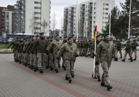 Ryšių ir informacinių sistemų batalionui suteiktas Kristupo Radvilos Perkūno vardas - 1