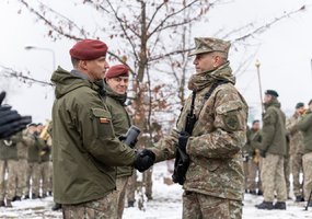 100-oji karių savanorių laida prisiekė Merkinėje - 5