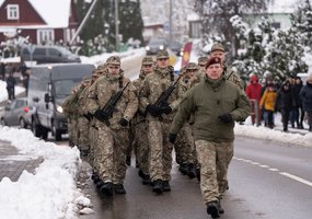 100-oji karių savanorių laida prisiekė Merkinėje - 8