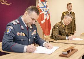 Lietuvos kariuomenė tęsia bendradarbiavimą su institucijomis, besirūpinančiomis valstybės saugumu - 4