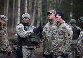 Allies visit Lithuanian troops on preparation for international Exercise Allied Spirit 2023 - 4