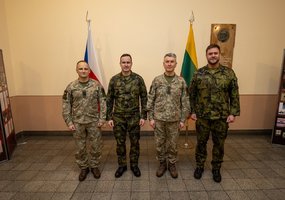 Lietuvos ir Čekijos kariuomenių vadai sutarė dėl tolimesnio bendradarbiavimo - 2