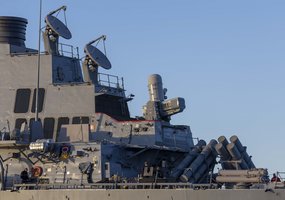  Į Klaipėdą atplaukė JAV karinio laivyno raketinis kovos laivas - 7