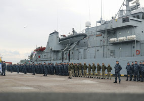  Į tarptautinę operaciją Viduržemio jūroje išlydėta Lietuvos kariuomenės Laivų apžiūros grupė - 4