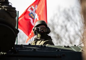 Lietuvos kariuomenės artileristai su haubicomis PzH2000 dalyvavo tarptautinėse pratybose Vokietijoje - 11