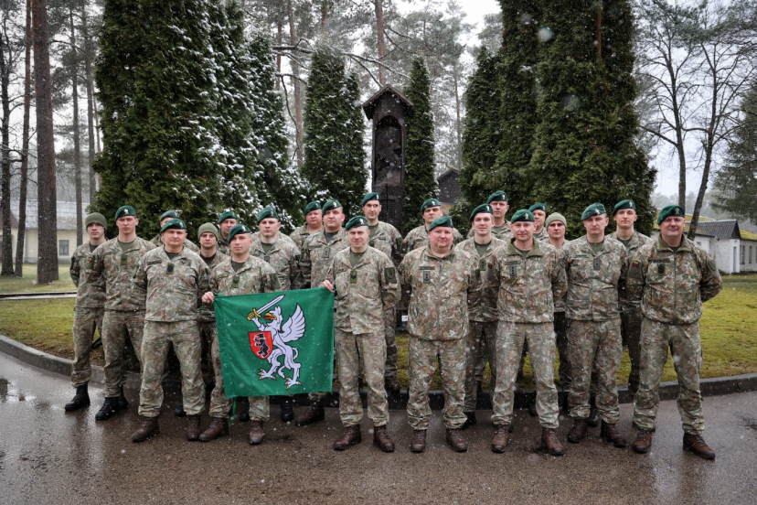 First group of Lithuanian instructors deploys to the training assistance mission for Ukraine in...