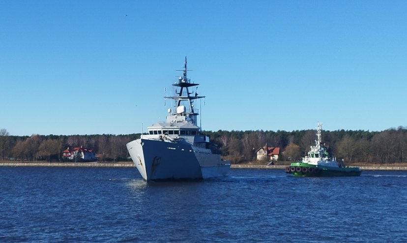 Į Klaipėdą atvyko Jungtinės Karalystės patrulinis laivas HMS “Mersey”