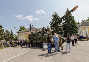 Karaliaus Mindaugo husarų batalionas paminėjo Panevėžio išvadavimo ir vėliavos dienos metines - 3