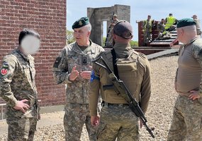 Mokymo ir doktrinų valdybos vadas lankė Lietuvos karius tarptautinėje operacijoje „Interflex“ - 4