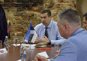 Trijų Baltijos šalių vyriausiųjų karo policijos karininkų susitikimas  - 2