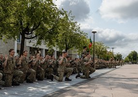 Karaliaus Mindaugo husarų batalionas paminėjo Panevėžio išvadavimo ir vėliavos dienos metines - 8