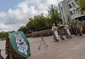 Karaliaus Mindaugo husarų batalionas paminėjo Panevėžio išvadavimo ir vėliavos dienos metines - 7
