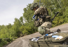 Tarptautiniuose mokymuose „Geležinis vilkas 2023-I“ Lietuvos kariuomenė treniruojasi sąveikai su... - 4
