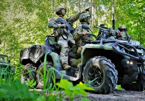Krašto apsaugos savanorių pajėgų kariai treniravosi su Latvijos ginkluotomis pajėgomis - 4