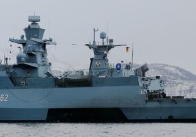 Klaipėdos uoste vieši Vokietijos karo laivas  - 1