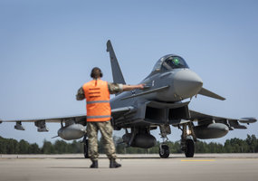 14 Allied aircraft land in Lithuania beginning the largest air deployment exercise in NATO history - 1