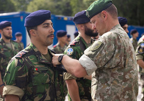 Išvykstančioms Portugalijos rotacinėms pajėgoms įteikti medaliai  - 2