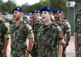 Išvykstančioms Portugalijos rotacinėms pajėgoms įteikti medaliai  - 3