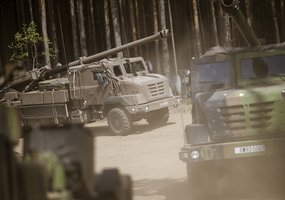 Pirmą kartą Lietuvoje savaeigės haubicos „Caesar“ atlieka ugnies uždavinius - 9
