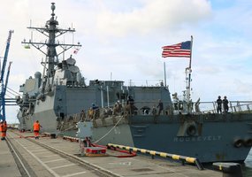 Į Klaipėdos uostą atplaukė Jungtinių Amerikos Valstijų raketinis kovos laivas - 4