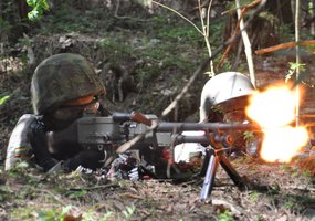 Jaunesniųjų karininkų vadų mokymų klausytojai dalyvavo lauko taktinėse pratybose - 6