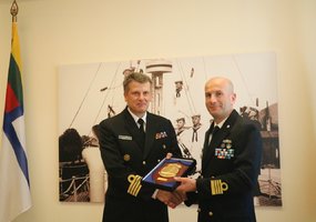 Klaipėdos jūrų uoste lankosi Italijos kovinis laivas - 1