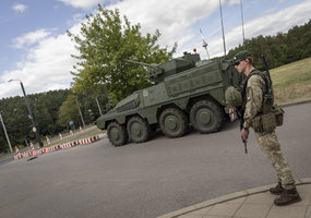 Lietuvos kariuomenė ir sąjungininkai baigė vykdyti saugumo užduotis NATO viršūnių susitikime... - 19