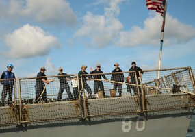 American guided-missile destroyer visits Klaipėda Seaport - 4