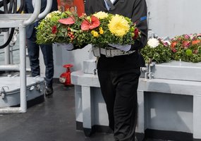Tradicinės Jūros šventės ceremonijos metu pagerbti žuvusieji jūroje - 8