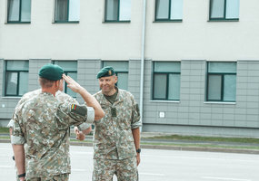 Mokomojo pulko vado pareigas perėmė plk. ltn. Marius Kugauda - 2